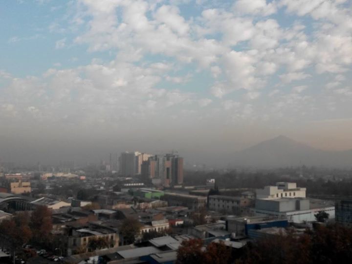 Hoy el smog está brígido...