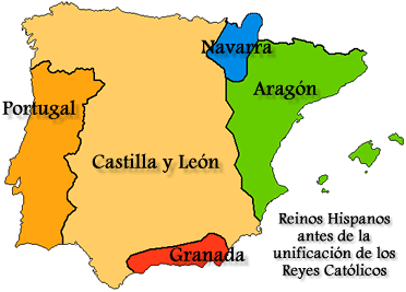 mapa reyes catolicos