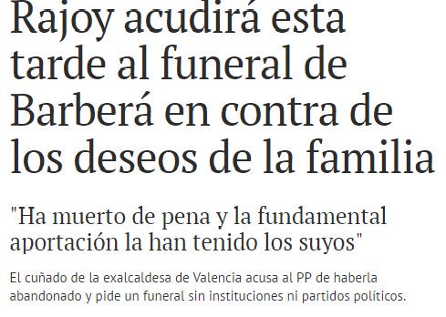 rajoy funeral rita