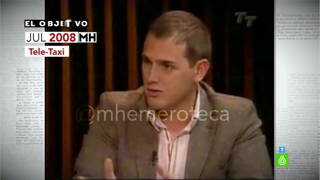 Maldita Hemeroteca | Albert Rivera, en 2008: 